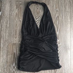 Open back black Arden B top, small